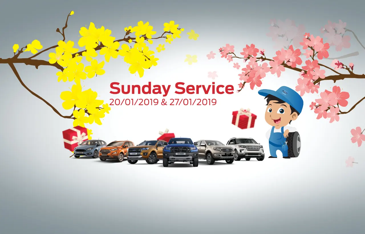 Ngày Chủ Nhật Dịch Vụ – Ưu đãi Dịch vụ tại Hải Dương Ford