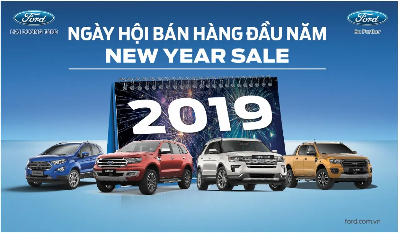 NGÀY HỘI BÁN HÀNG ĐẦU NĂM MỚI VÀ LÁI THỬ XE FORD