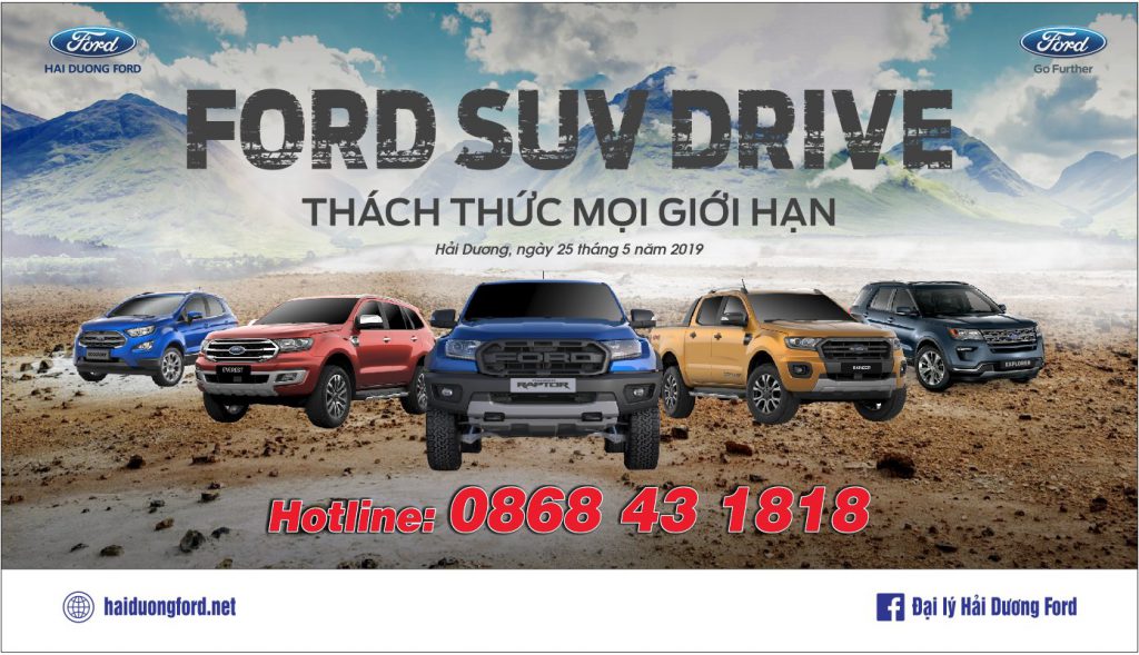 CHƯƠNG TRÌNH LÁI THỬ XE ” FORD SUV DRIVE” TẠI HUYỆN KIM THÀNH