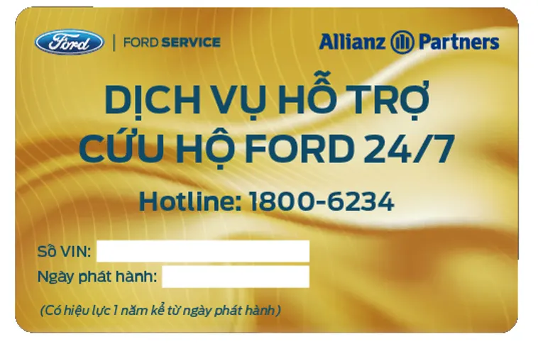 DỊCH VỤ HỖ TRỢ CỨU HỘ FORD 24/7