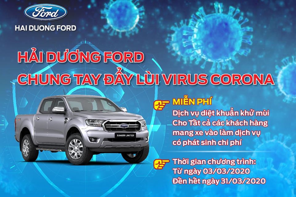 ĐẨY LÙI VIRUS CORONA – MIỄN PHÍ DỊCH VỤ DIỆT KHUẨN KHỬ MÙI CHO XE