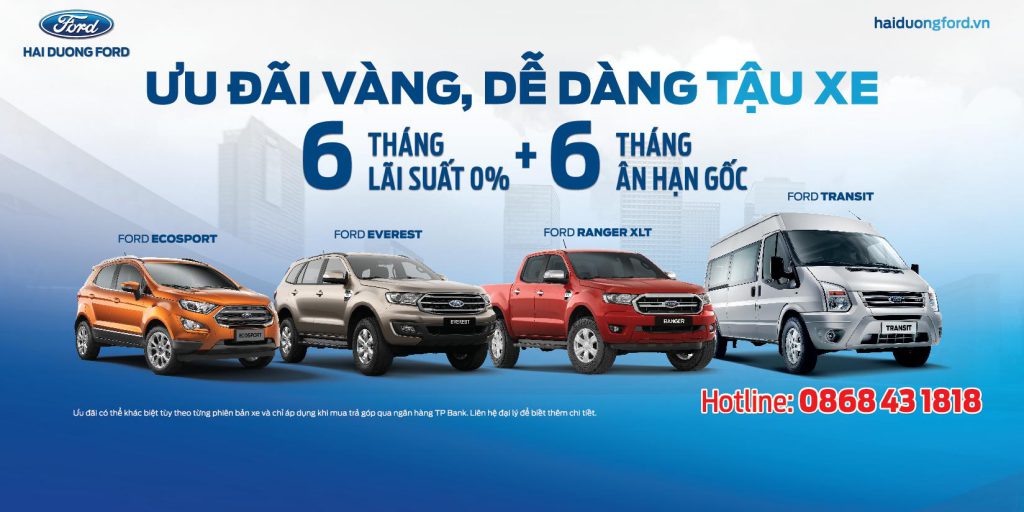 SỰ KIỆN “NGÀY HỘI BÁN HÀNG MÙA HÈ‘’ TẠI HẢI DƯƠNG FORD 06/06/2020