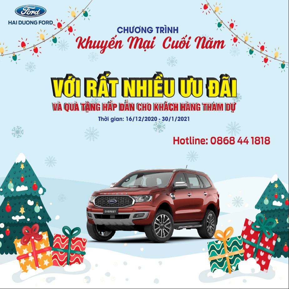 HẢI DƯƠNG FORD KHUYẾN MẠI CUỐI NĂM (16/12/2020 – 30/01/2021)