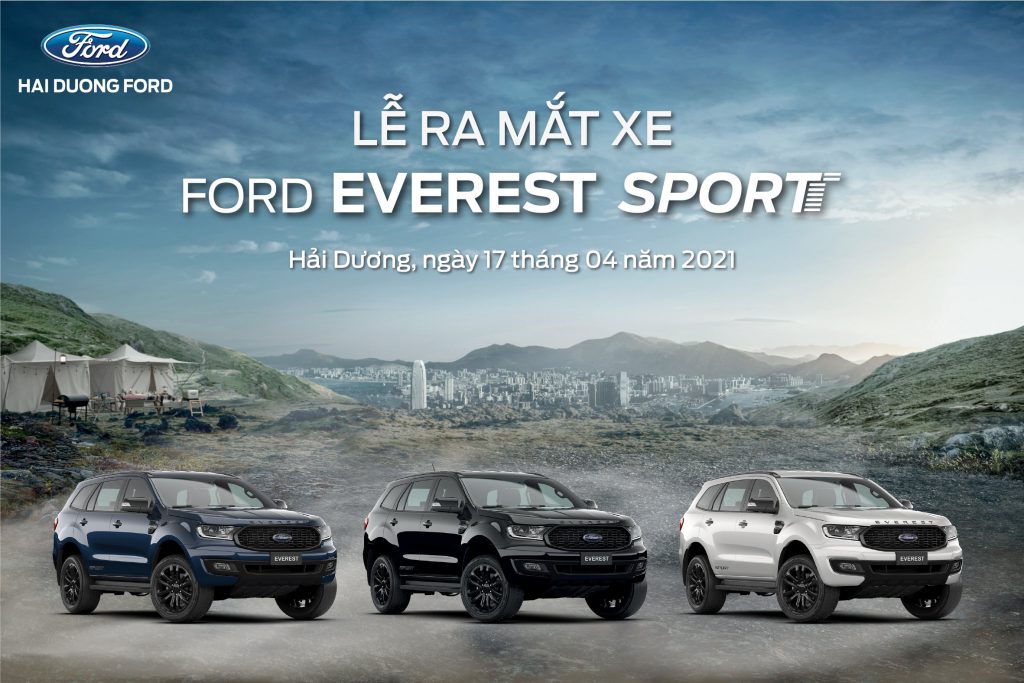 Lễ ra mắt xe Ford EVEREST SPORT 2021 hoàn toàn mới