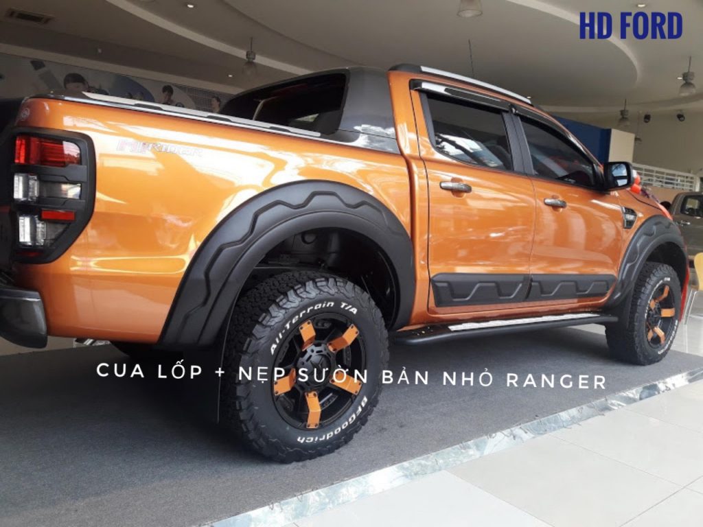 Cua lốp và nẹp sườn xe Ranger