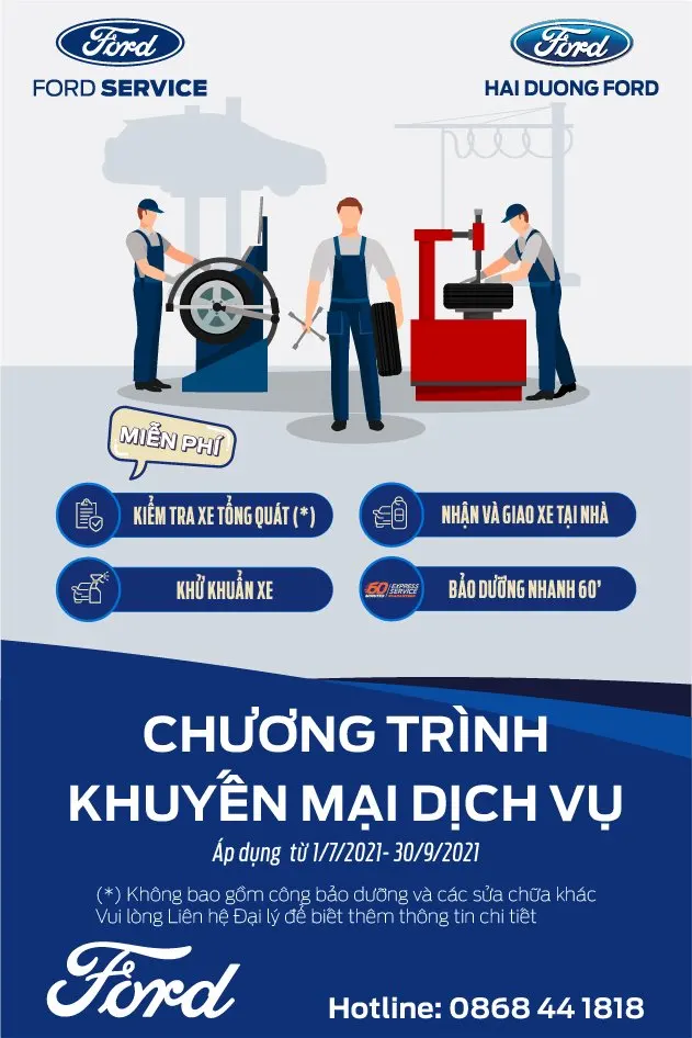 CHƯƠNG TRÌNH KHUYẾN MẠI DỊCH VỤ QUÝ 3/2021 (Từ 01/07/2021 đến hết 30/09/2021)