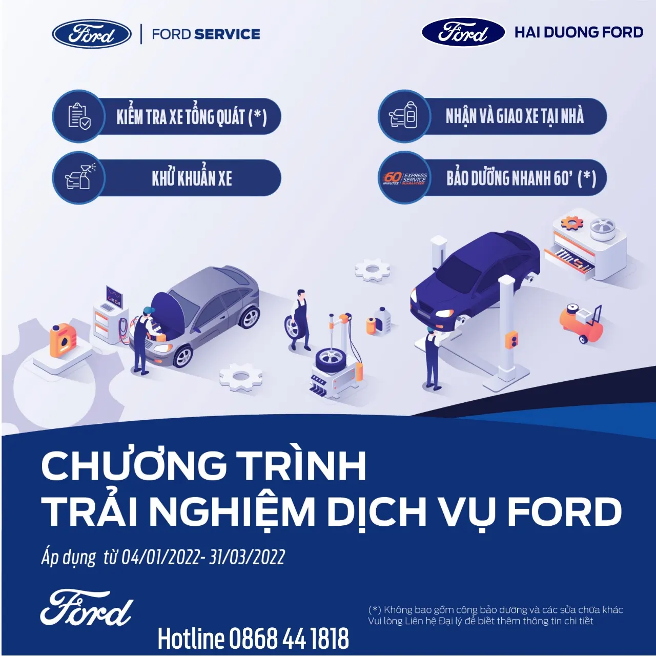 Chương trình trải nghiệm dịch vụ cùng Hải Dương Ford