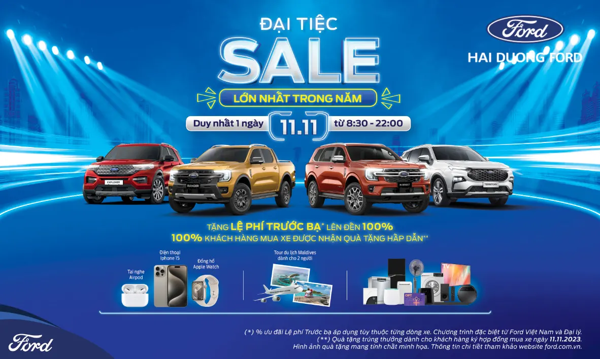 ĐẠI TIỆC SALE LỚN NHẤT NĂM 11/11