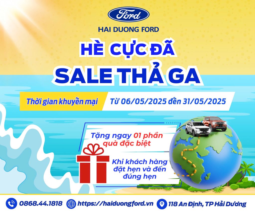 ƯU ĐÃI DỊCH VỤ THÁNG 5 | HẢI DƯƠNG FORD
