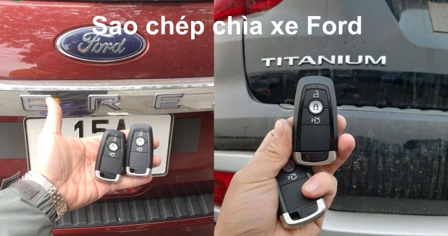sao chép chìa khóa xe ford