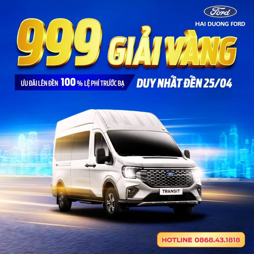 MỞ LỐI HOÀNG KIM, BỨT PHÁ KINH DOANH CÙNG FORD TRANSIT