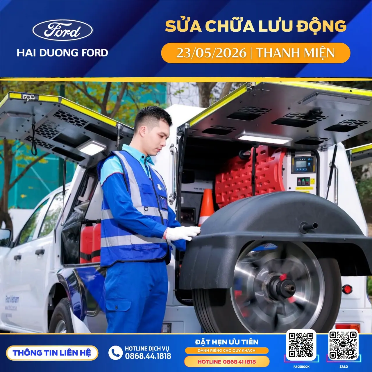TRI ÂN KHÁCH HÀNG THANH MIỆN| CHƯƠNG TRÌNH SỬA CHỮA LƯU ĐỘNG