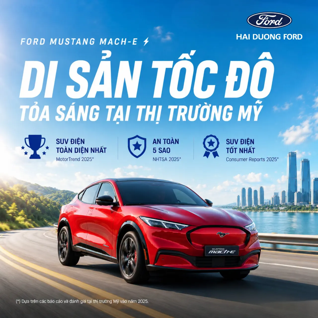 FORD MUSTANG MACH-E: “DI SẢN TỐC ĐỘ” TỎA SÁNG TẠI THỊ TRƯỜNG MỸ