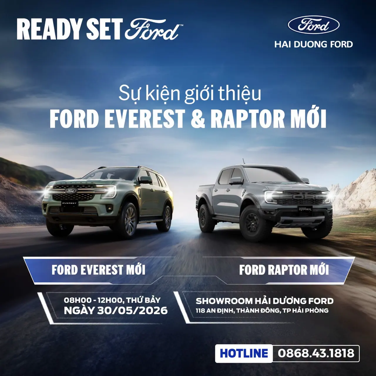 SỰ KIỆN GIỚI THIỆU FORD EVEREST & RAPTOR MỚI | HẢI DƯƠNG FORD