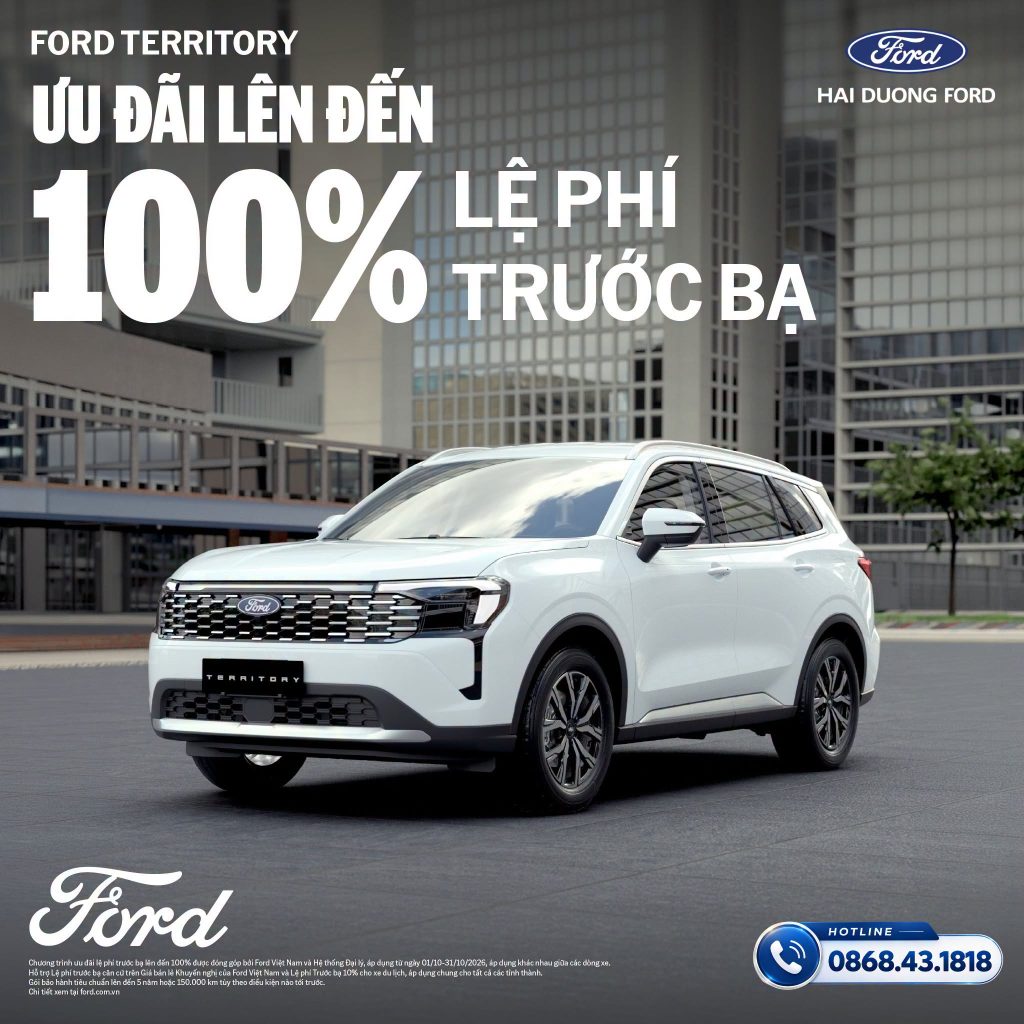 THÁNG 10 – THỜI ĐIỂM VÀNG MUA XE FORD