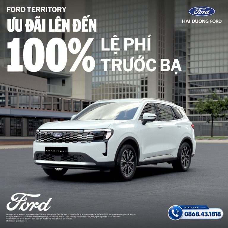 THÁNG 10 – THỜI ĐIỂM VÀNG MUA XE FORD